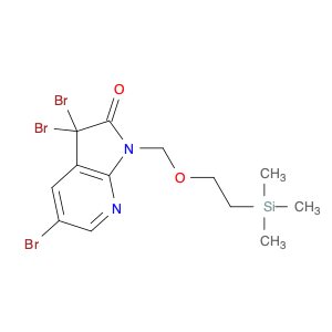 3,3,5-tribromo-1-(2-trimethylsilylethoxymethyl)pyrrolo[2,3-b]pyridin-2-one