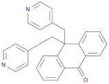 9(10H)-Anthracenone, 10,10-bis(4-pyridinylmethyl)-