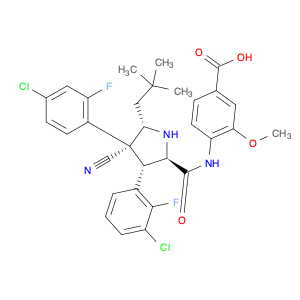 Benzoic acid, 4-[[[(2R,3S,4R,5S)-3-(3-chloro-2-fluorophenyl)-4-(4-chloro-2-fluorophenyl)-4-cyano...