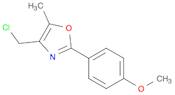 Oxazole, 4-(chloromethyl)-2-(4-methoxyphenyl)-5-methyl-