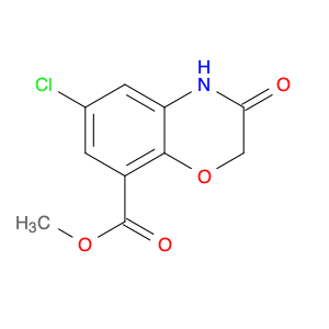 2H-1,4-Benzoxazine-8-carboxylic acid, 6-chloro-3,4-dihydro-3-oxo-, methyl ester