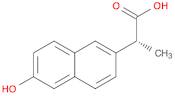 2-Naphthaleneacetic acid, 6-hydroxy-α-methyl-, (αR)-