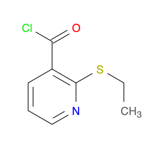 3-Pyridinecarbonyl chloride, 2-(ethylthio)-