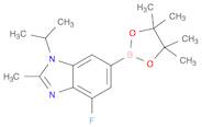 4-Fluoro-2-methyl-1-(1-methylethyl)-6-(4,4,5,5-tetramethyl-1,3,2-dioxaborolan-2-yl)-1H-benzimida...