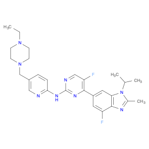 2-Pyrimidinamine, N-[5-[(4-ethyl-1-piperazinyl)methyl]-2-pyridinyl]-5-fluoro-4-[4-fluoro-2-methyl-…