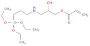 2-Propenoic acid, 2-hydroxy-3-[[3-(triethoxysilyl)propyl]amino]propyl ester