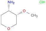 (3S,4S)-3-methoxyoxan-4-amine hydrochloride