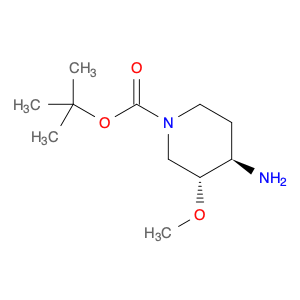 1-Piperidinecarboxylic acid, 4-amino-3-methoxy-, 1,1-dimethylethyl ester, (3R,4R)-rel-