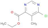 4-Pyrimidinecarboxylic acid, 6-chloro-5-methyl-, ethyl ester