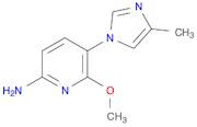 2-Pyridinamine, 6-methoxy-5-(4-methyl-1H-imidazol-1-yl)-