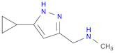 1H-Pyrazole-3-methanamine, 5-cyclopropyl-N-methyl-