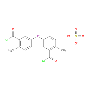 Iodonium, bis[3-(chlorocarbonyl)-4-methylphenyl]-, sulfate (1:1)