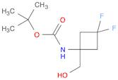 Carbamic acid, N-[3,3-difluoro-1-(hydroxymethyl)cyclobutyl]-, 1,1-dimethylethyl ester