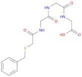 Glycine, N-[N-[N-[[(phenylmethyl)thio]acetyl]glycyl]glycyl]- (9CI)