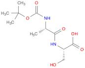 L-Serine, N-[N-[(1,1-dimethylethoxy)carbonyl]-L-alanyl]- (9CI)