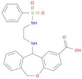 Dibenz[b,e]oxepin-2-carboxylic acid, 6,11-dihydro-11-[[2-[(phenylsulfonyl)amino]ethyl]amino]-