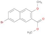 2-Naphthalenecarboxylic acid, 7-bromo-3-methoxy-, methyl ester