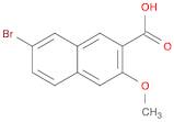 2-Naphthalenecarboxylic acid, 7-bromo-3-methoxy-