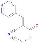 2-Propenoic acid, 2-cyano-3-(4-pyridinyl)-, ethyl ester, (2E)-