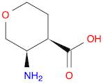 2H-Pyran-4-carboxylic acid, 3-aminotetrahydro-, (3R,4R)-rel-