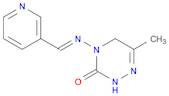 1,2,4-Triazin-3(2H)-one, 4,5-dihydro-6-methyl-4-[(E)-(3-pyridinylmethylene)amino]-