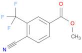 Benzoic acid, 4-cyano-3-(trifluoromethyl)-, methyl ester