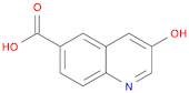 6-Quinolinecarboxylic acid, 3-hydroxy-