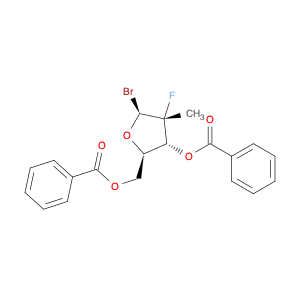 β-​D-​erythro-​Pentofuranosyl bromide, 2-​deoxy-​2-​fluoro-​2-​methyl-​, 3,​5-​dibenzoate, (2R)​-