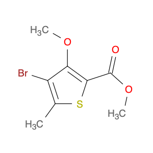 2-Thiophenecarboxylic acid, 4-bromo-3-methoxy-5-methyl-, methyl ester