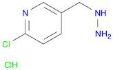 Pyridine, 2-chloro-5-(hydrazinylmethyl)-, hydrochloride (1:1)