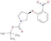 1-Pyrrolidinecarboxylic acid, 3-(2-nitrophenoxy)-, 1,1-dimethylethyl ester, (3R)-