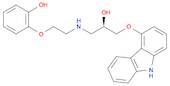 Phenol, 2-[2-[[3-(9H-carbazol-4-yloxy)-2-hydroxypropyl]amino]ethoxy]-, (R)- (9CI)