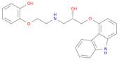 Phenol, 2-[2-[[3-(9H-carbazol-4-yloxy)-2-hydroxypropyl]amino]ethoxy]-, (S)- (9CI)