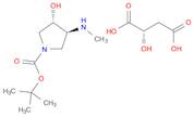 Butanedioic acid, 2-hydroxy-, (2S)-, compd. with (3S,4S)-1,1-dimethylethyl 3-hydroxy-4-(methylamin…