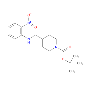 1-Piperidinecarboxylic acid, 4-[[(2-nitrophenyl)amino]methyl]-, 1,1-dimethylethyl ester