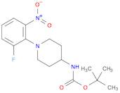 Carbamic acid, N-[1-(2-fluoro-6-nitrophenyl)-4-piperidinyl]-, 1,1-dimethylethyl ester