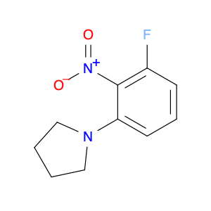 Pyrrolidine, 1-(3-fluoro-2-nitrophenyl)-