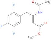 2-Butenoic acid, 3-(acetylamino)-4-(2,4,5-trifluorophenyl)-, methyl ester, (2Z)-