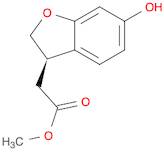 3-Benzofuranacetic acid, 2,3-dihydro-6-hydroxy-, methyl ester, (3R)-