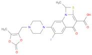 1H,4H-[1,3]Thiazeto[3,2-a]quinoline-3-carboxylic acid, 6-fluoro-1-methyl-7-[4-[(5-methyl-2-oxo-1,3…