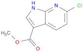 1H-Pyrrolo[2,3-b]pyridine-3-carboxylic acid, 6-chloro-, methyl ester