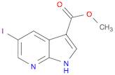 1H-Pyrrolo[2,3-b]pyridine-3-carboxylic acid, 5-iodo-, methyl ester