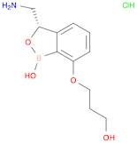 1-Propanol, 3-[[(3S)-3-(aminomethyl)-1,3-dihydro-1-hydroxy-2,1-benzoxaborol-7-yl]oxy]-, hydrochl...