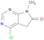 6H-Pyrrolo[2,3-d]pyrimidin-6-one, 4-chloro-5,7-dihydro-7-methyl-