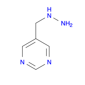 Pyrimidine, 5-(hydrazinylmethyl)-