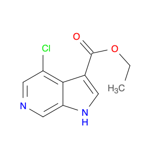 1H-Pyrrolo[2,3-c]pyridine-3-carboxylic acid, 4-chloro-, ethyl ester