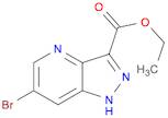 1H-Pyrazolo[4,3-b]pyridine-3-carboxylic acid, 6-bromo-, ethyl ester