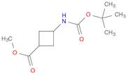 Cyclobutanecarboxylic acid, 3-[[(1,1-dimethylethoxy)carbonyl]amino]-, methyl ester