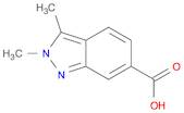 2H-Indazole-6-carboxylic acid, 2,3-dimethyl-