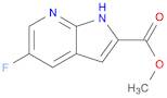 1H-Pyrrolo[2,3-b]pyridine-2-carboxylic acid, 5-fluoro-, methyl ester